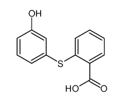 2-[(3-羟基苯基)硫代]苯甲酸 结构式