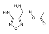 1,2,5-Oxadiazole-3-carboximidamide,N-(acetyloxy)-4-amino- 结构式