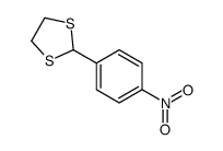 2-(4-硝基苯基)-1,3-二硫杂环戊烷 结构式