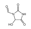 1-甲酰基-5-羟基乙内酰脲 结构式