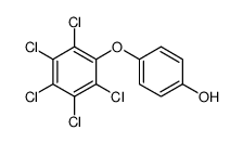 4-(五氯苯氧基)苯酚 结构式