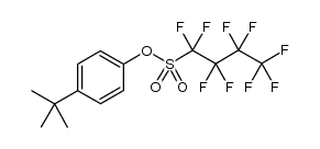 1-Butanesulfonic acid, 1,1,2,2,3,3,4,4,4-nonafluoro-, 4-(1,1-dimethylethyl)phenyl ester 结构式