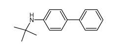 N-叔丁基-4-氨基联苯 结构式