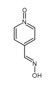 反式-4-吡啶甲醛肟-1-氧化物 结构式