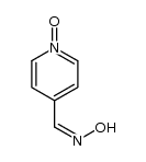 4-Pyridinecarboxaldehyde, 4-oxime, 1-oxide, [C(Z)]- (9CI) 结构式