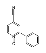 4-Pyridinecarbonitrile, 2-phenyl-, 1-oxide 结构式