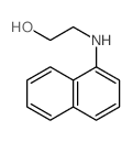 2-(萘-1-基氨基)乙醇 结构式