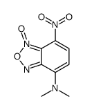 N,N-二甲基-7-硝基-2,1,3-苯并恶二唑-4-胺 3-氧化物 结构式