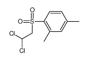 1-[(2,2-二氯乙基)磺酰基]-2,4-二甲基苯 结构式