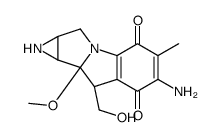 10-去氨甲酰丝裂霉素C 结构式