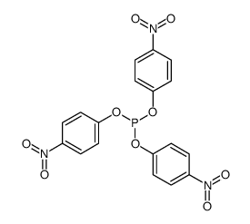 亚磷酸三(4-硝基苯基)酯 结构式