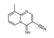 4-亚氨基-9-甲基-4H-吡啶并[1,2-a]嘧啶-3-甲腈 结构式