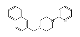 Piperazine, 1-(2-naphthalenylmethyl)-4-(2-pyridinyl)- 结构式