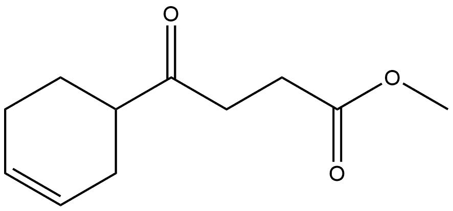 3-环己烯-1-丁酸-γ-氧代-甲酯 结构式