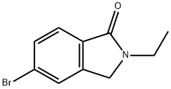 5-溴-2-乙基异吲哚啉-1-酮 结构式