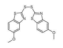 Benzothiazole, 2,2'-dithiobis[5-methoxy- (9CI) 结构式