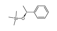 Benzene, [(1S)-1-[(trimethylsilyl)oxy]ethyl]- 结构式