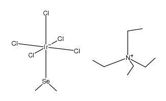 Ethanaminium, N,N,N-triethyl-, (OC-6-22)-pentachloro[selenobis[methane]]iridate(1-) (9CI) 结构式