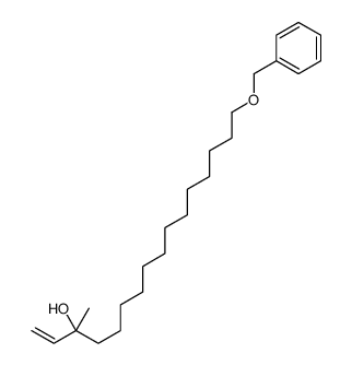 1-Hexadecen-3-ol, 3-methyl-16-(phenylmethoxy)- 结构式