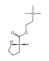 L-Proline, 2-(trimethylsilyl)ethyl ester 结构式