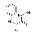 Ethanethioic acid, 2-oxo-2-(phenylamino)-, hydrazide 结构式