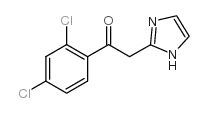 2,4-二氯-2-咪唑苯乙酮 结构式