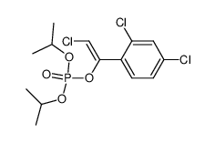 2-氯-1-(2,4-二氯苯基)乙烯基 二异丙基磷酸酯 结构式