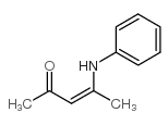 4-苯氨基-3-戊烯-2-酮 结构式