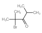 2-溴-2,4-二甲基-3-戊酮 结构式