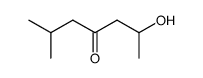 2-羟基-6-甲基-4-庚酮 结构式