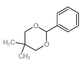 5,5-二甲基-2-苯基-1,3-二氧六环 结构式