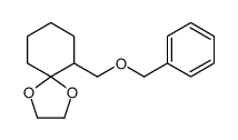 6-(苄氧基甲基)-1,4-二氧杂螺[4.5]癸烷 结构式