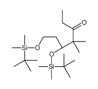 (5S)-5,7-BIS-[(TERT-BUTYLDIMETHYLSILYL)OXY]-4,4-DIMETHYLHEPTAN-3-ONE 结构式