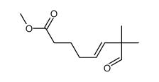 5-Octenoic acid, 7,7-dimethyl-8-oxo-, methyl ester, (Z)- (9CI) 结构式