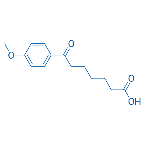 7-(4-甲氧基苯基)-7-氧代庚酸 结构式