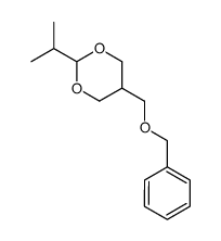 2-异丙基-5-苄氧基甲基-1,3-二氧六环 结构式