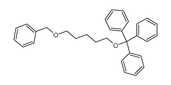 Benzene, 1,1',1''-[[[5-(phenylmethoxy)pentyl]oxy]methylidyne]tris- (9CI) 结构式