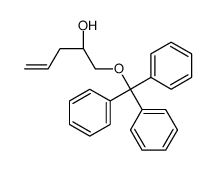 (S)-1-(三苯甲基氧代)戊-4-烯-2-醇 结构式