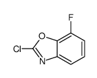 2-氯-7-氟苯并[d]噁唑 结构式