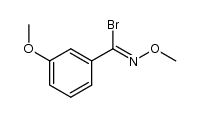 N,3-二甲氧基苯甲亚胺酰溴 结构式