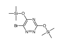 6-溴-3,5-双[(三甲基硅基)氧基]-1,2,4-三嗪 结构式