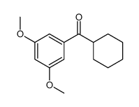 环己基3,5-二甲氧基苯甲酮 结构式
