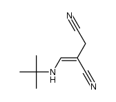 Butanedinitrile, 2-[[(1,1-dimethylethyl)amino]methylene]- 结构式