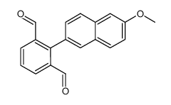 2-(6-甲氧基-2-萘基)-1,3-苯二甲醛 结构式