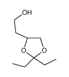 1,3-Dioxolane-4-ethanol, 2,2-diethyl-, (4R)- 结构式