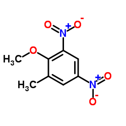 2-甲基-4,6-二硝基苯甲醚 结构式