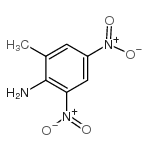 2-甲基-4,6-二硝基苯胺 结构式