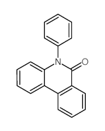 5-苯基-6(5H)-菲啶酮 结构式