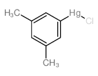 氯(3,5-二甲基苯基)汞 结构式