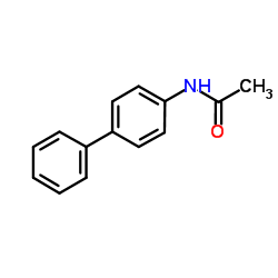 4-乙酰氨基联苯 结构式